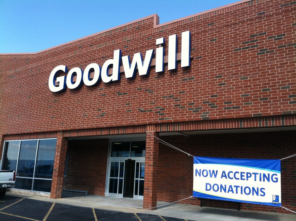 Exterior of a Goodwill