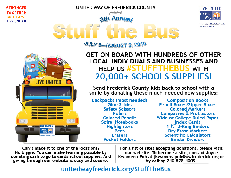 "Stuff The Bus" poster