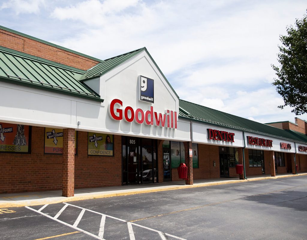 Exterior View of A Goodwill Building