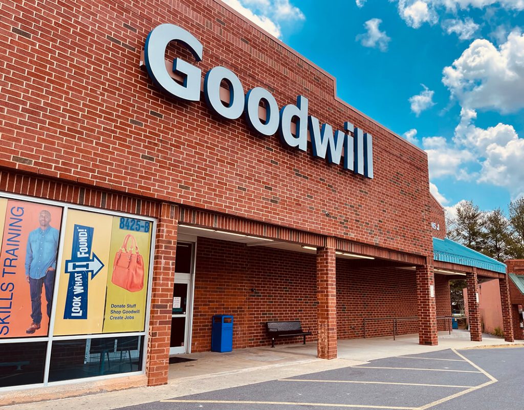 Exterior View of A Goodwill Building