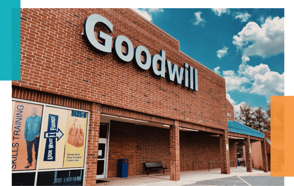 Exterior View of A Goodwill Building