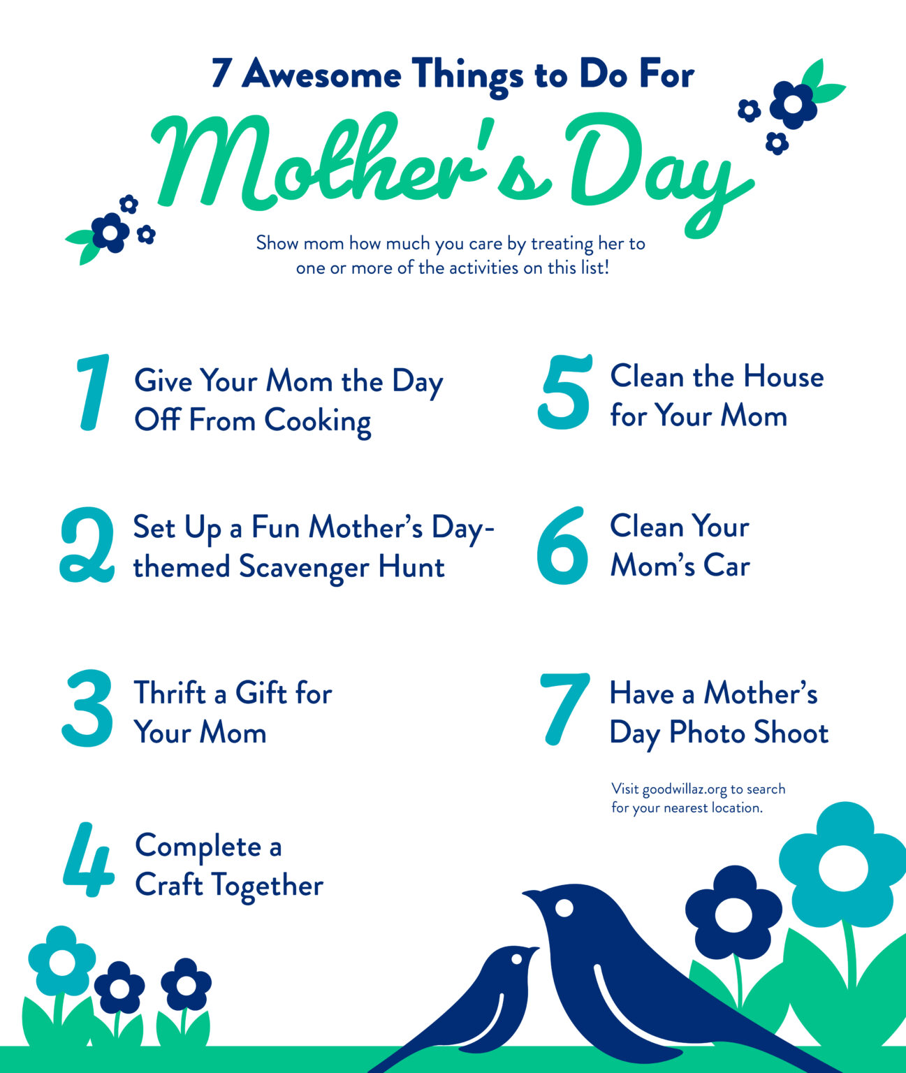 7 Awesome Things To Do For Mother's Day Goodwill MV