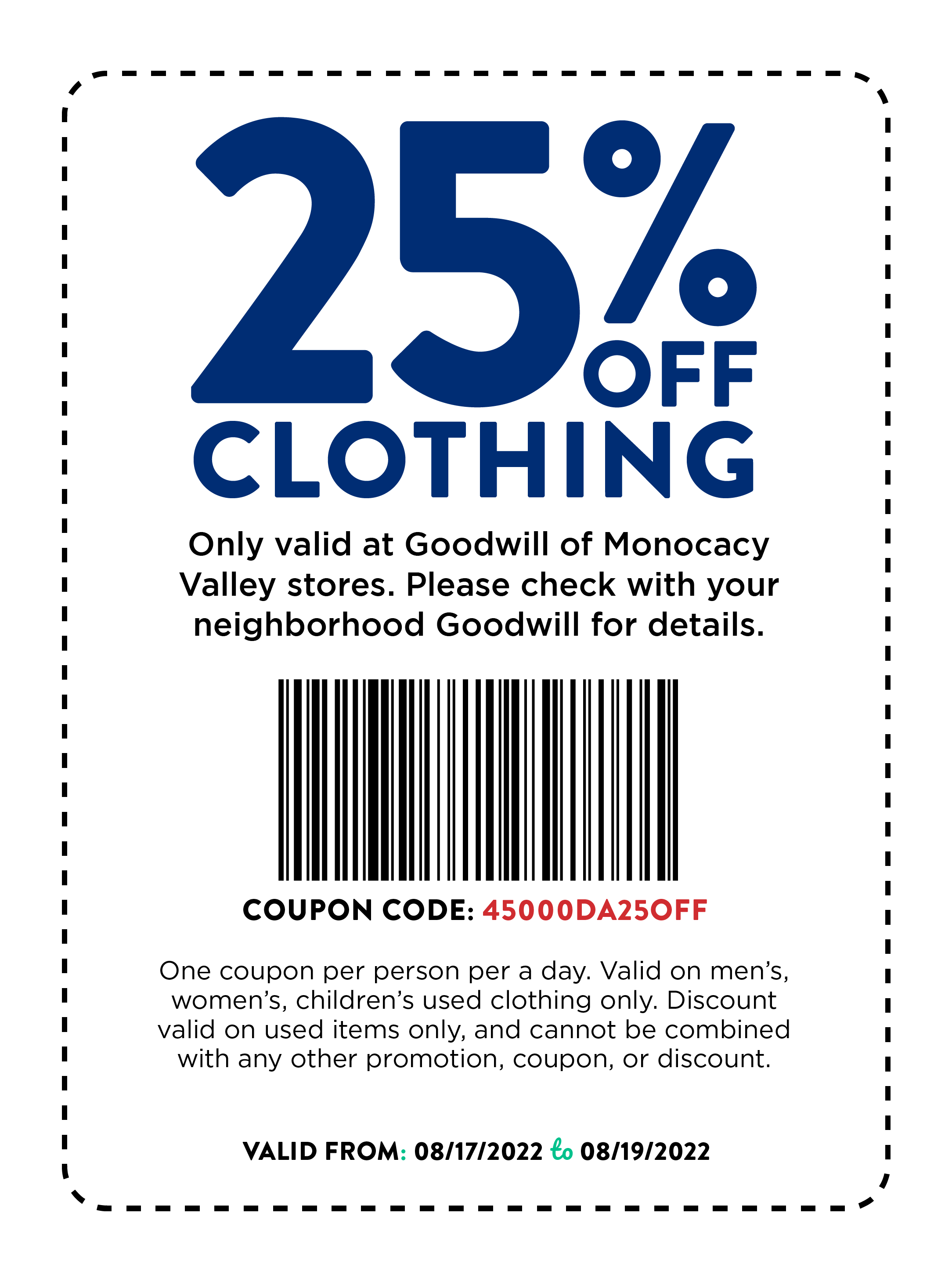 National Thrift Shop Day 2022 Goodwill Monocacy Valley