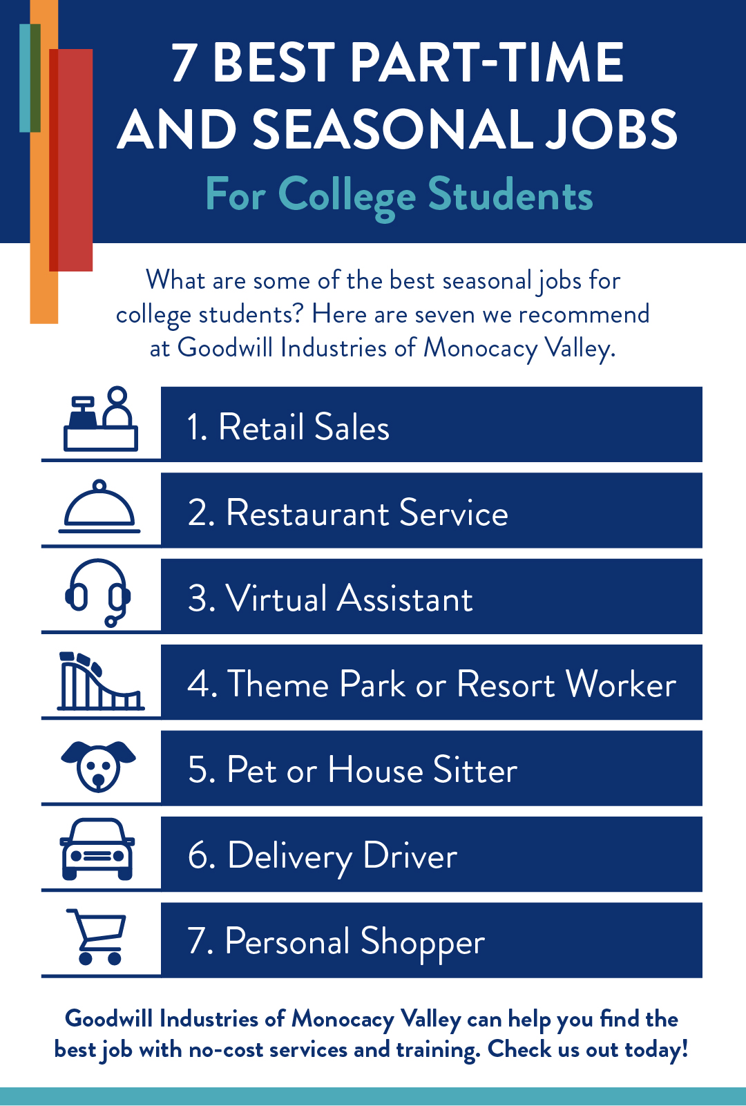 7 Best Part Time and Seasonal Jobs For College Students